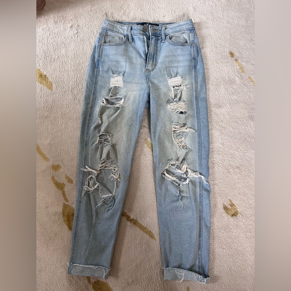 Hollister Ultra High-Rise Mom Jean - vintage stretch